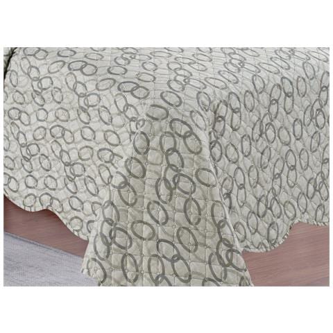 Copriletto Trapuntato Quilt Estivo Piumino 100gr Mq Disegno Pinsonic Aria Singolo Aria - Foto 2