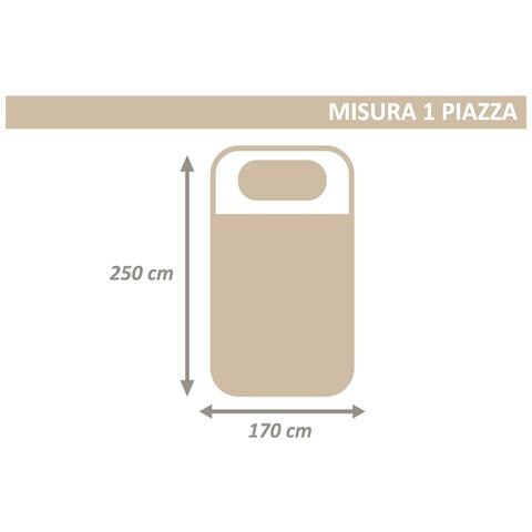 Copriletto Trapuntato Quilt Estivo Piumino 100gr Mq Disegno Pinsonic Aria Singolo Aria - Foto 5