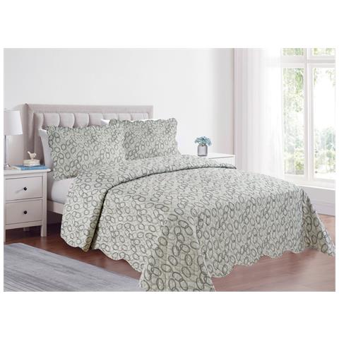 Copriletto Trapuntato Quilt Estivo Piumino 100gr Mq Disegno Pinsonic Aria Singolo Aria - Foto 1