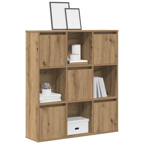 Libreria Rovere Artigianale 89x24x101,5 Cm In Legno Multistrato - Foto 1