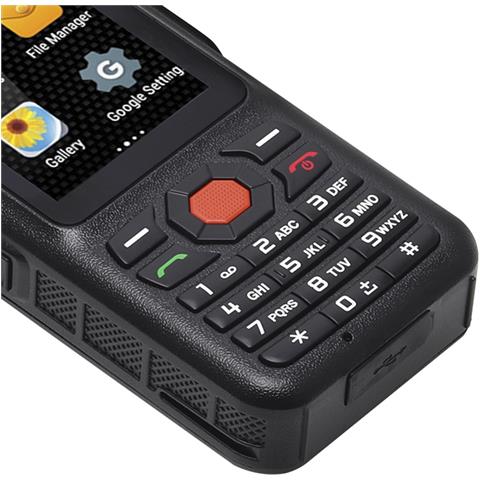 Smartphone Rugerizzato F25 4g, Android 7.1, 1gb Ram + 8gb. Schermo 2,4''. 5mpx + 2mpx. Gps. Con Zello Walkie Talkie. Altoparlante Classe K. Antenna Amplificatrice. - Foto 2