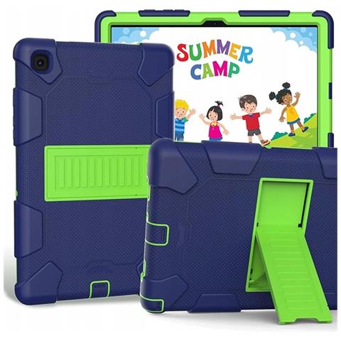 Custodia Rinforzata Blu E Verde Per Samsung Galaxy Tab A8 10.5"" (2021) - Protezione Totale - Foto 1