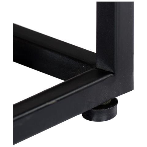 Comodino 40x30x50 Cm In Legno Massello Di Recupero E Acciaio - Foto 8