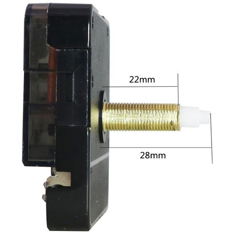 Meccanismo Orologio Silenzioso Con Albero Da 28mm - Confezione Singola - Foto 4