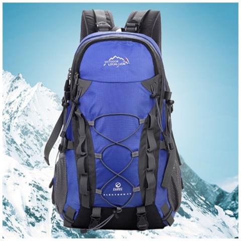 Zaino da Trekking Impermeabile Multiuso 40 Litri 50x32x15 cm Blu - Foto 1