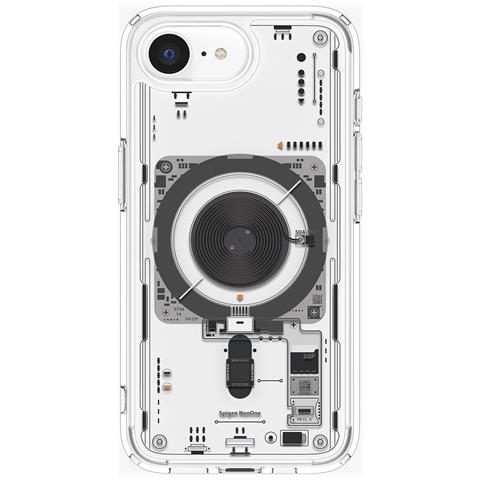 Ultra Hybrid Neo One (MagFit) custodia per cellulare 15,5 cm (6.1") Cover Nero, Trasparente - Foto 1