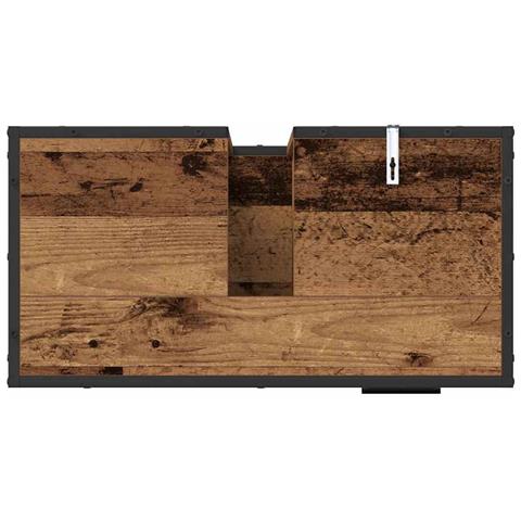 Armadio per Lavabo da Bagno Legno vecchio 65 x 33 x 60 cm - Foto 9