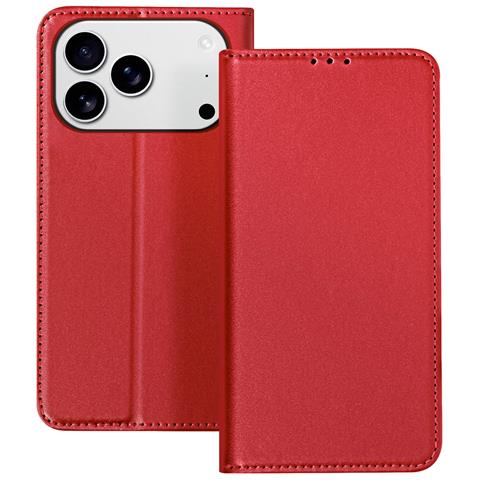 Custodia In Pelle Per Iphone 17 Pro Con Portacarte E Patta Magnetica - Foto 1