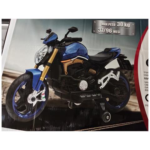 Moto Ducati 12v Blu - Foto 1