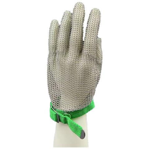 Guanto Antitaglio In Acciaio Inossidabile 316l Con Cinturino In Nylon - Protezione Superiore Per Le Mani - Foto 1