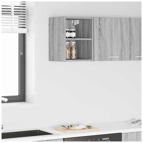 Armadio pensile Riga Grigio Sonoma 30 x 29,5 x 40 cm - Foto 2