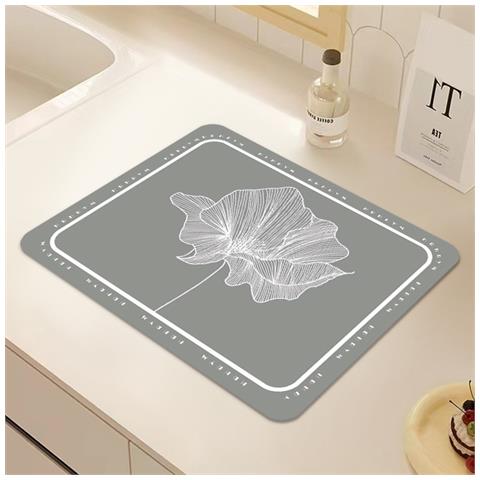 Tappetino Per Macchina Da Caffè In Pu A Colori Misti - Protezione Resistente Ad Acqua E Olio Per Piano Di Lavoro - Foto 2