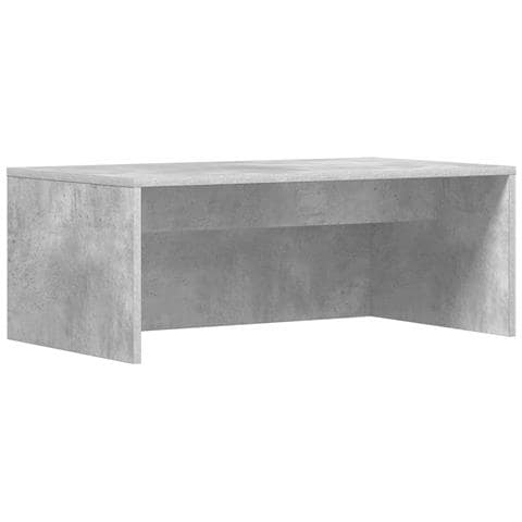 Scrivania a parete Grigio cemento 80 x 45 x 30 cm - Foto 1