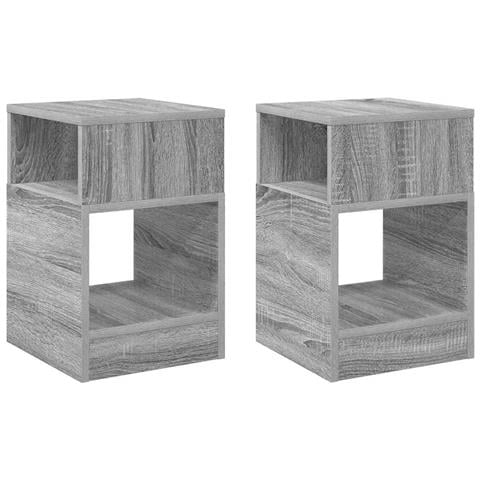Tavolino 2 pcs Grigio Sonoma 30,5 x 30 x 45 cm - Foto 1