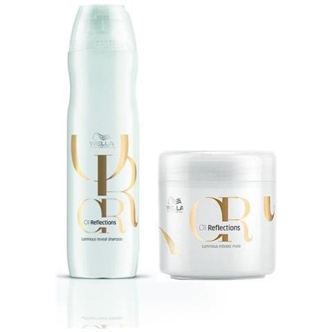 Set Per Lucentezza Oil Reflections, Shampoo 250 Ml, Maschera 150 Ml - Foto 1