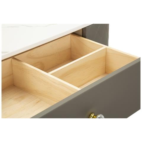 Consolle Trucco Vkh20-grigio-legno-120x40x75 Cm - Foto 8