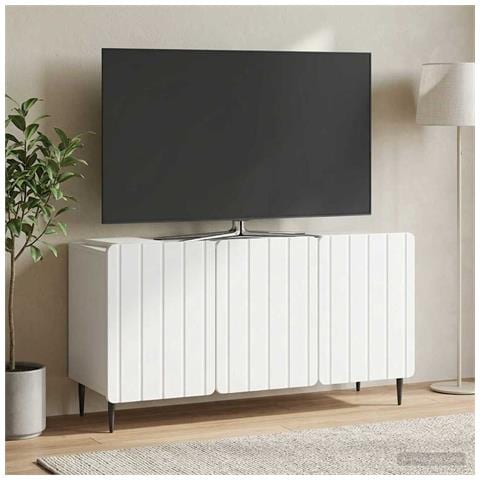 Mobile TV Bianco 99 x 34,5 x 52 cm Legno ingegnerizzato - Foto 2