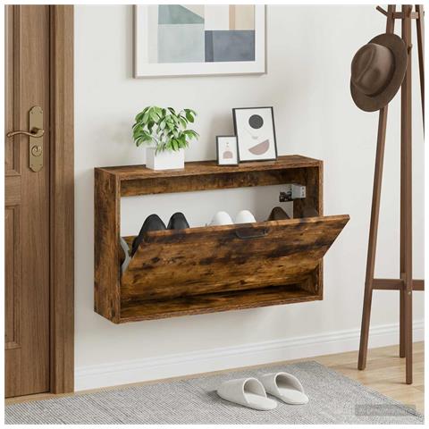 Mobiletto per Scarpe da Muro UTRECHT 71 x 17 x 43 cm - Foto 2