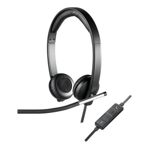 H650E Cuffia Stereo Cablato con Microfono Integrato Colore Nero / Argento - Foto 2
