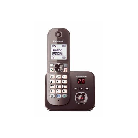 Cordless KX-TG6821GA mocca-marrone - Foto 1