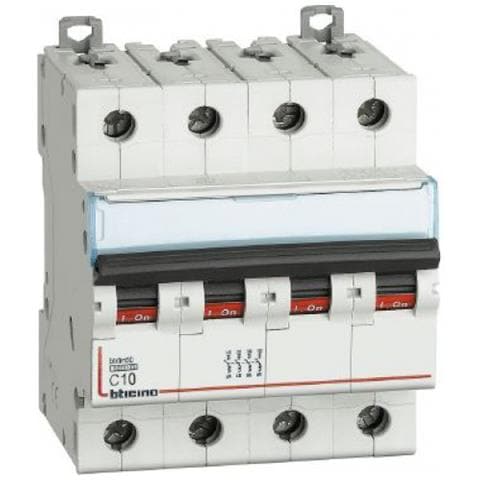 Fn84c10 - Btdin60 - Interruttore Magnetotermico 4p Curva C 10a 6ka - Foto 5