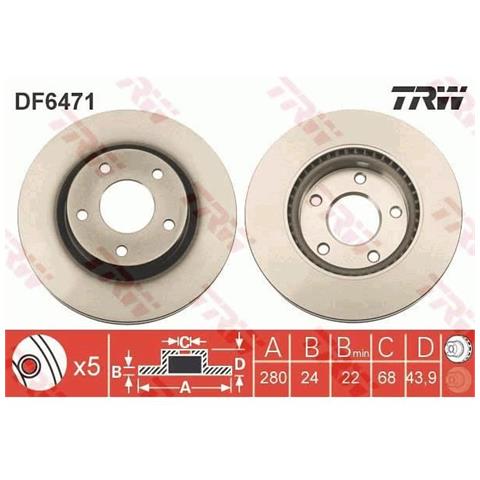 2 Dischi Freno Df6471 - Foto 1
