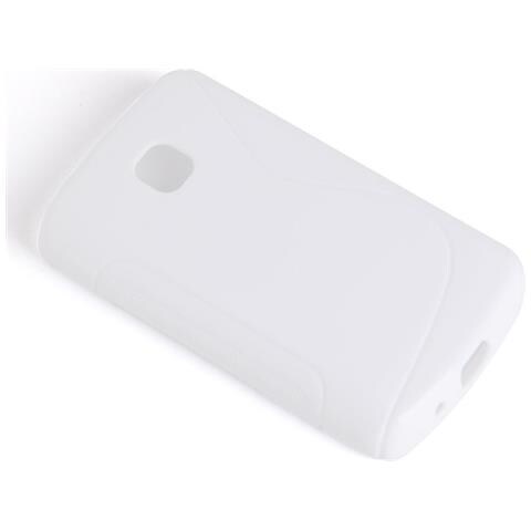 Custodia Compatibile Con Lg Optimus L1 Ii (2. Gen.) In Magnesio Bianco - Coperchio Protettivo In Silicone Tpu Flessibile - Foto 6