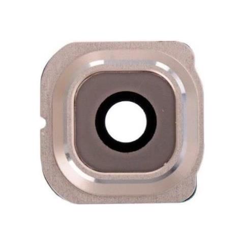 Camera Lens Supporto Posteriore Per Samsung Galaxy S6 Oro - Foto 1