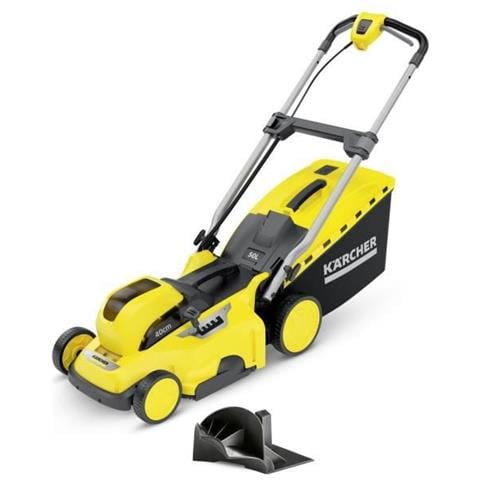 Tagliaerba a Spinta Batteria LMO 36-40 Nero Giallo - Foto 1