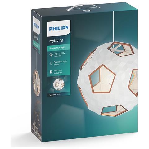 myLiving 3610731PN Supporto flessibile E27 Bianco A++, B, C, D, E lampada a sospensione - Foto 2