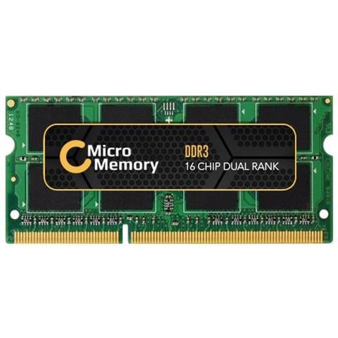 Coreparts Mmhp028-8gb Memoria 1 X 8 Gb Ddr3 1600 Mhz (8gb Memory Module 1600mhz - Ddr3 Major So-dimm For Hp - 1600mhz Dd - Foto 1