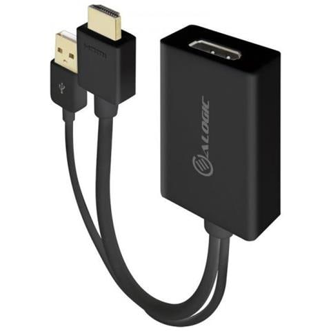 HDDPU-ACTV cavo di interfaccia e adattatore HDMI + USB-A DisplayPort Nero - Foto 2