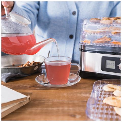 Design Natural Plus Nero, Acciaio inox, Trasparente 250 W - Foto 16