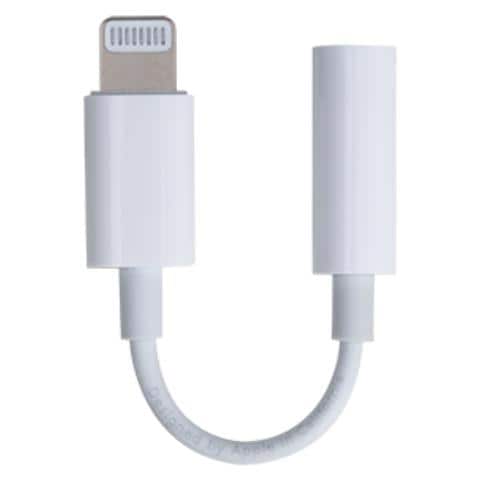 Adattatore Jack Da 3,5 Mm A Lightning 15 Cm, Bianco - Foto 1