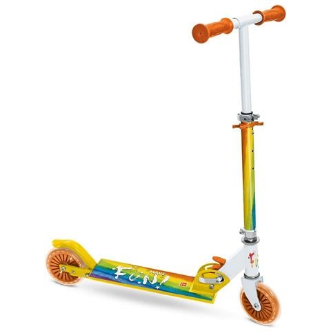 Monopattino Scooter Arcobaleno Pieghevole 2 Ruote - Foto 3