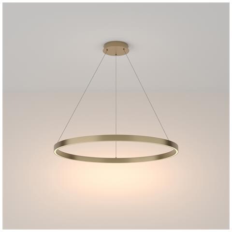 Planetitaly Lampada moderna sospensione elegante cilindrica LED 3W luce cucina pendente 50cm tavolo da pranzo bar ristorante 230V (Colore Nero, Luce 3000K