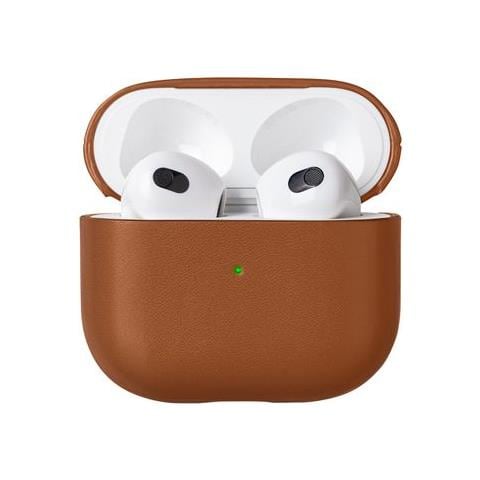 Cover Per Airpods 3a Generazione In Pelle, Marrone - Foto 3