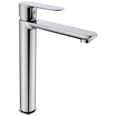 Miscelatore Rubinetto Oceania Per Lavabo Con Bocca Alta In Ottone Cromato Bagno - Foto 1