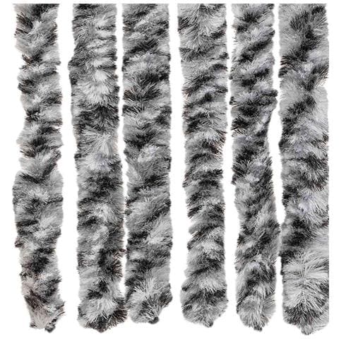 Tenda Antimosche Grigia Nera E Bianca 56x200 Cm In Ciniglia - Foto 2