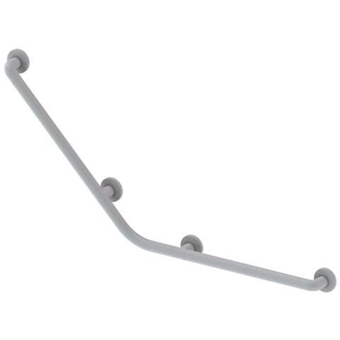 Corrimano Angolare Di Sicurezza 113x55 Cm. Per Disabili Colore Bianco - Foto 1