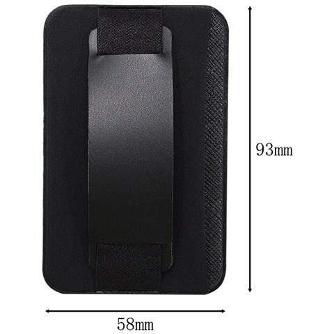 Supporto Con Cinturino In Pelle Per Telefono - Supporto Universale Black - Foto 1