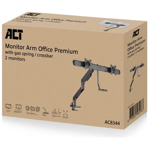 AC8344 Supporti a parete per TV 81,3 cm (32") Scrivania Nero - Foto 8