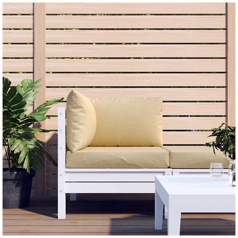 Cuscini Per Pallet 3 Pz Beige Mélange In Tessuto - Foto 3