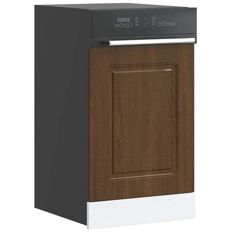 Pannello Lavastoviglie Kalmar Rovere Marrone 45x1,5x67 Cm - Foto 1
