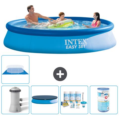 Piscina Fuori Terra - In Giro - 366x76 Cm - Blu - Include Accessori Coordinati A993 - Foto 1