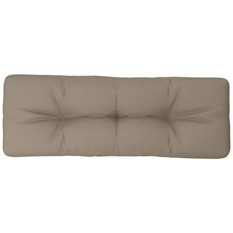 Cuscino Per Pallet Tortora 120x40x12 Cm In Tessuto - Foto 1