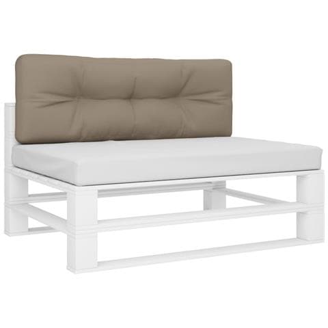 Cuscino Per Pallet Tortora 120x40x12 Cm In Tessuto - Foto 2