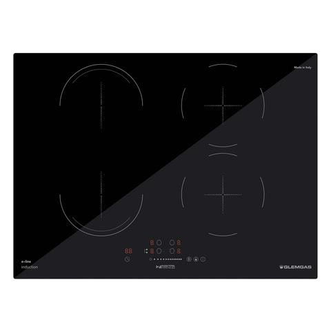 GTI741BSL piano cottura Nero Da incasso 70 cm Piano cottura a induzione 4 Fornello (i) - Foto 1