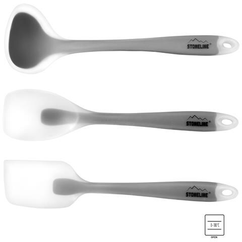 Set Di Utensili Da Cucina, Composto Da 1 Spatola/1 Cucchiaio/1 Mestolo - Foto 2