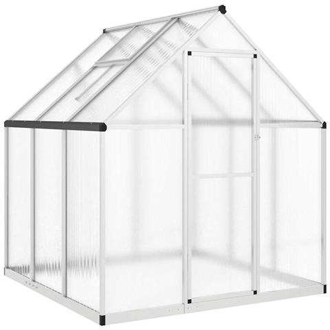 Telaio Serra con Base Argento 169x169x195 cm in Alluminio - Foto 1